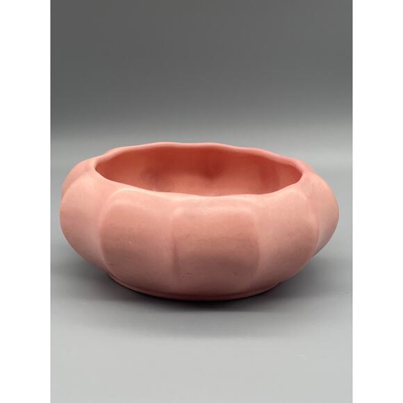 VTG Royal Haeger Pottery Pink Scalloped Midcentury Bowl or Planter Made In USA - Picture 5 of 10
